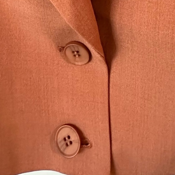 Y2K Cropped Blazer. Burnt sierra. Sexy look. Preppy but cool. Gorgeous color. - Picture 7 of 15